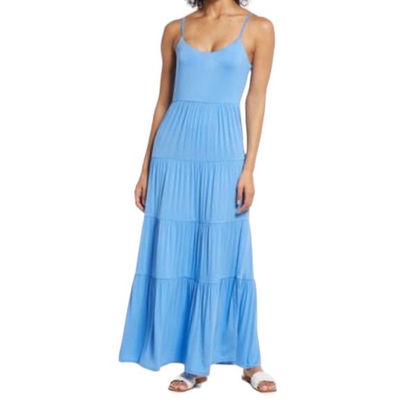 NEW FOURTEENTH PLACE Strapless maxi Dress Women Large - Picture 1 of 11
